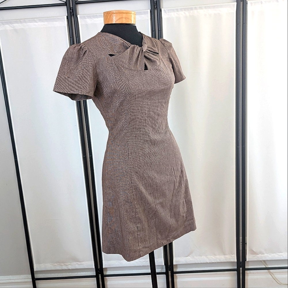 Brown Mini Dress, XS - Picture 7 of 10
